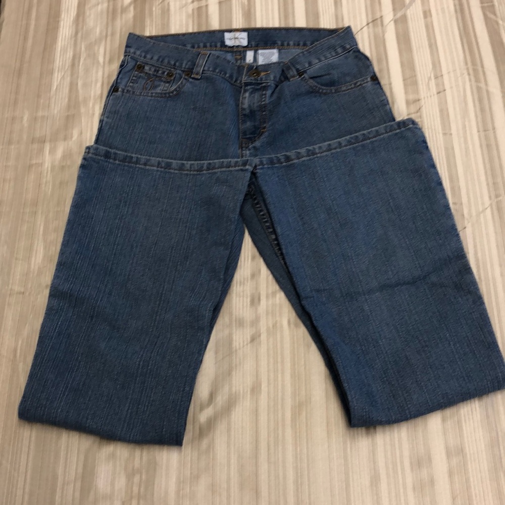 Calvin Klein Blue Jeans Flare Size 7 - Picture 6 of 6